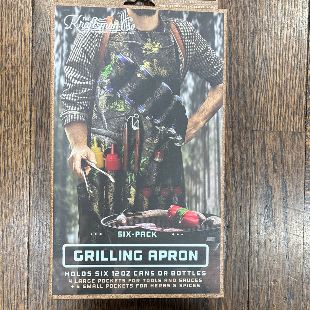 The Kraftsman Co Woodland Camo Grilling Apron